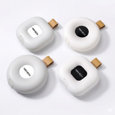 로페리아 미니 박스 원형 사각형 간편 약통케이스(0217374)