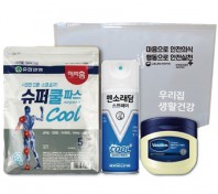유한양행 구급키트 19호(쿨파스,멘소래담 쿨스프레이,바세린 3종세트)