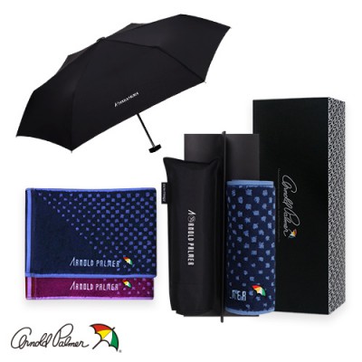 아놀드파마 3단슬림사각검곤,도트뱀부스포츠타올세트(0209789)