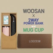 가르시아 3단 60 레자곡자 완전자동우산 +배터리+로하스 머그컵-세트