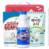 무균무때 유한락스 베이킹소다300리필 3종세트