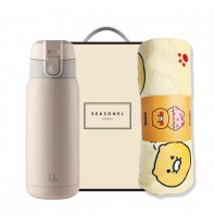 시즈넬 선물세트 락앤락 처비텀블러+카카오무릎담요