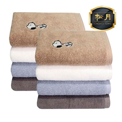 송월 스누피 리버 세면타월