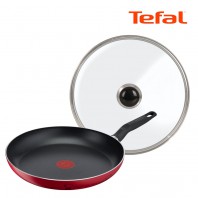 테팔_밸리드쿡 티타늄 프라이팬 30cm+유리뚜껑 30cm