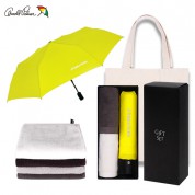 아놀드파마 3단전자동솔리드5색,40수코마사주방고리타올2P세트