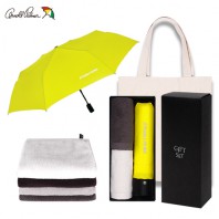 아놀드파마 3단전자동솔리드5색,40수코마사주방고리타올2P세트