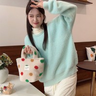 로페리아 겨울 귀요미 뽀글이 미니 토트백(0216869)