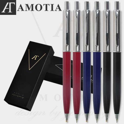 아모티아 네셔제너럴 금속볼펜&샤프세트 (펜파우치증정)