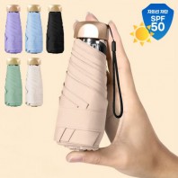 초경량 5단 접이식 휴대용 양우산