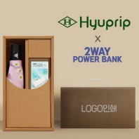 협립3단암막6K플라워즈2 미니완전자동양우산+배터리-세트