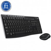 로지텍 코리아 정품 무선 키보드 마우스 콤보 MK270R