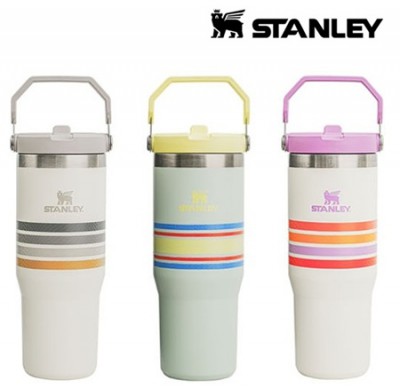 스탠리 아이스플로우 플립스트로 텀블러 레트로 바시티 887ml