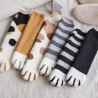 로페리아 귀여운 고양이 발바닥 여성 양말(0216865)