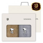 송월 스누피 리버 140g 세면타월 2매세트