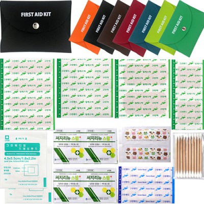 칼라 크로바 지갑밴드B