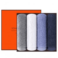 송월타월 항균코마40수 180g 4P 선물세트 답례품수건 답례수건