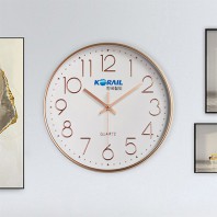유니크 모던 인테리어 벽시계(로즈골드) STMC009