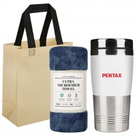 맥시멈 이중구조 텀블러 + 타올 선물세트