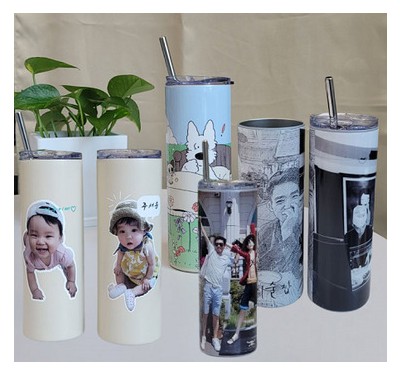 루미노 풀컬러 이중 보온보냉 텀블러 600ml, 사진인쇄 텀블러