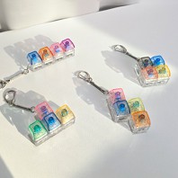 샤이니 테트리스 키캡 키링 Z2618