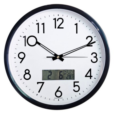 315 카렌다온도 다이얼무소음벽시계