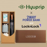 협립 3단 70 암막고밀도 완전자동우산 +배터리+락앤락 메트로머그2P-세트