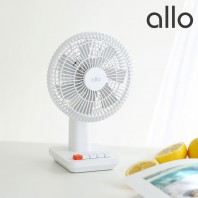 알로코리아 F5C 레트로 무선 탁상용 선풍기