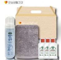 돌봄케어100호(디펜드샴푸+국산타올170g+유시몰가글3개)