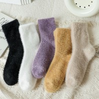 로페리아 밍크 플리스 여성 양말(0216595)