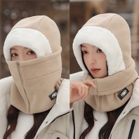 로페리아 남녀공용 방한 지퍼형 후드넥워머(0216358)