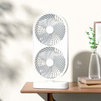 BiiZ 듀얼팬 탁상형 무선선풍기 좌우회전 BZ-FD10