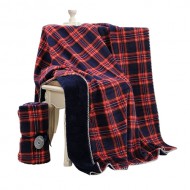 로페리아 폴리 항공 체크무늬 쁘띠 무릎 담요(120×80cm)(0209407)