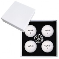 볼빅 V3 4구 볼마커칩 고급 싸바리케이스