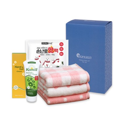 카밀 핸드크림 클래식,핑크모달 핸드타올,핫팩150g세트