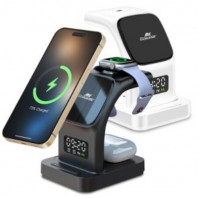 5in1 맥세이프 호환 자석 무선 멀티 고속 충전 패드 거치대 일상 인테리어 소품