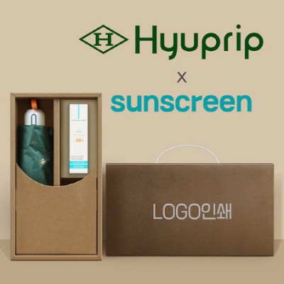 협립 5단 눈꽃 암막 우양산 +선크림1P-세트