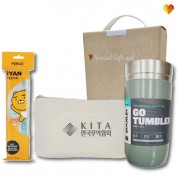 스탠리 친환경3종세트 22호(고진공텀블러+카카오여행용칫솔치약세트+에코파우치)