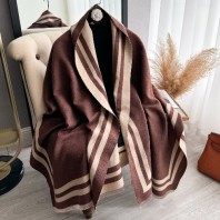 로페리아 니트 숄 머플러 케이프 가디건 망토 사무실((0216545)