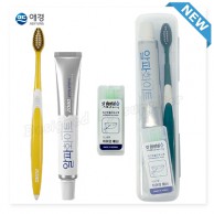 애경2080클린미세모 2080화이트치약 국내산치간이쑤시개 칫솔치약세트