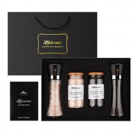 웰세스 WG-244 히말라야핑크솔트 히말라야핑크소금 블랙페퍼 그라인더 명절 근로자의날 창립기념 선물세트