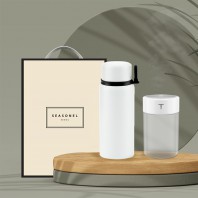 시즈넬 선물세트 핸들링600ml텀블러+무드등가습기