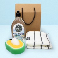 베이킹소다 주방세제 500ml  프리미엄 고급 모달 주방타올 3종세트