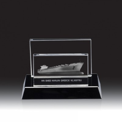 3128 크리스탈 시계 (100*65*60mm)