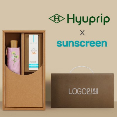 협립3단미니플라워즈수동우양산+선크림-세트
