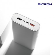 시크론 9V 12V PD 고속 충전 대용량 보조배터리 (30W) (30000mAh)