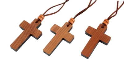 원목 십자가 목걸이 DR-30