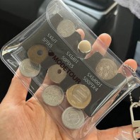 PVC 엔화 파우치 동전 파우치 여행 파우치