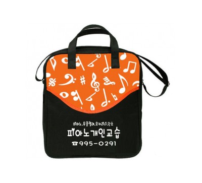 음표숄더가방(검정)