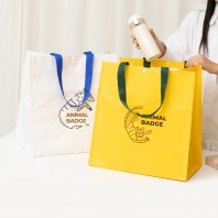 친환경 컬러 타포린백 대형(2색) (중량 150g±5)(400x250x400mm)