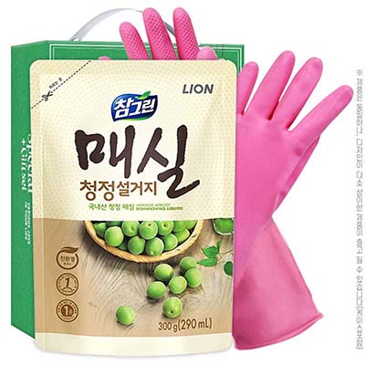 참그린매실300리필 고무장갑32cm 2종